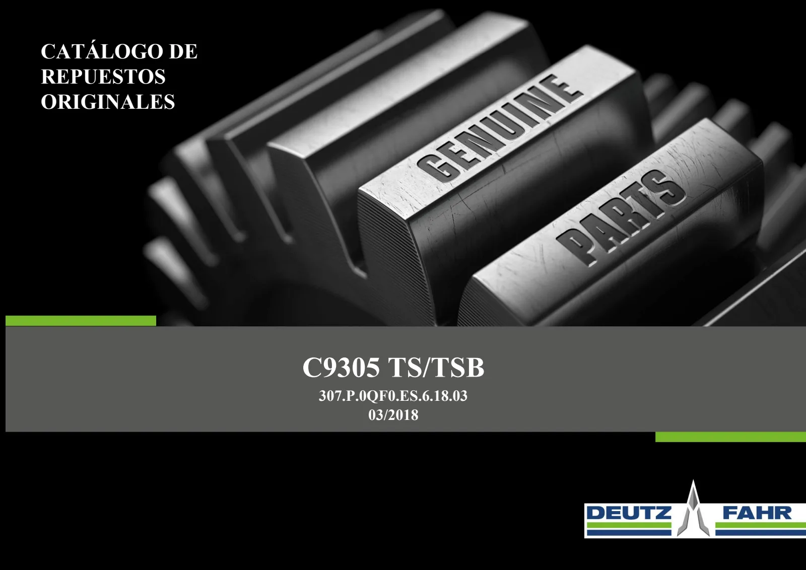 Catálogo de repuestos: C 9305 TS/TSB → 18500