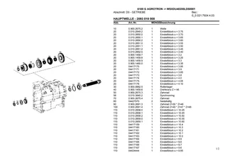Ersatzteilkatalog: 6185 G AGROTRON → WSXDU40200LD50001 – parts catalogue sample 1