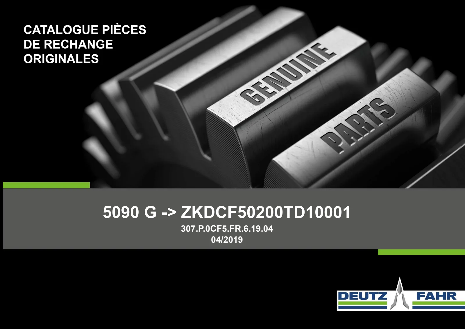 Catalogue de pièces détachées: 5090 G → ZKDCF50200TD10001