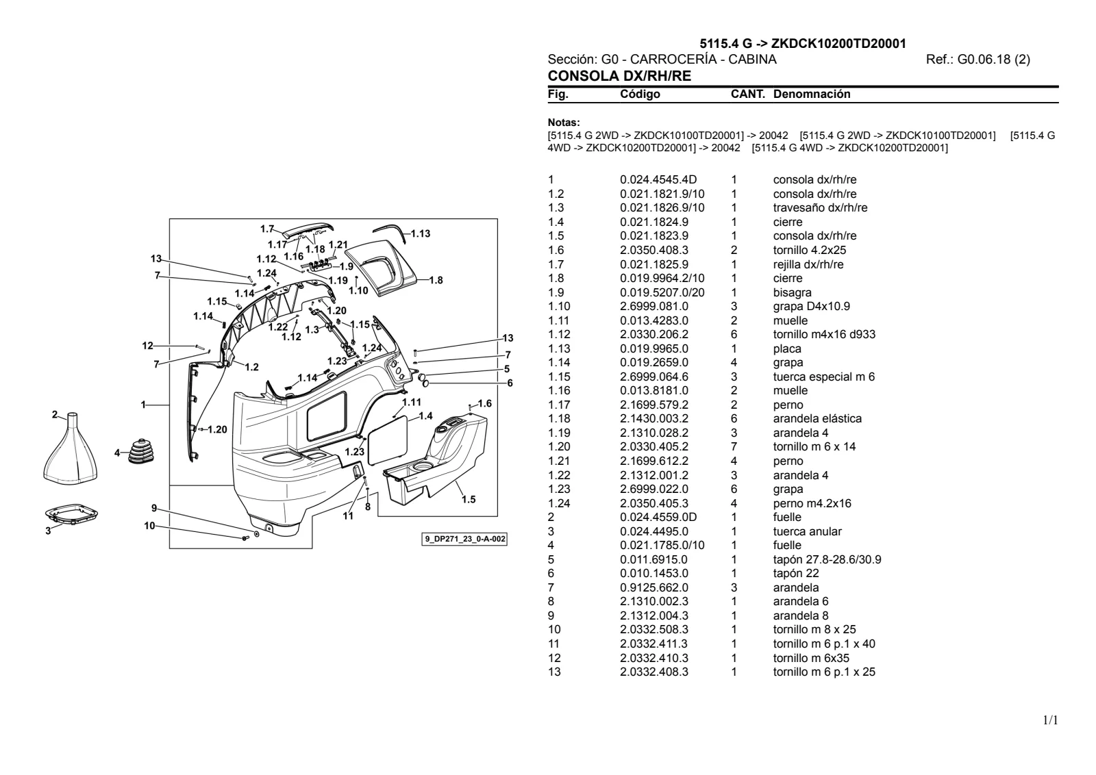 Catálogo de repuestos: 5115.4 G → ZKDCK10200TD20001 – parts catalogue sample 2