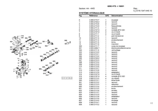 Catalogue de pièces détachées: 6095 HTS → 16001 – parts catalogue sample 1