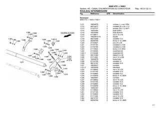 Catalogue de pièces détachées: 6095 HTS → 16001 – parts catalogue sample 2