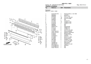 Catalogue de pièces détachées: 6095 HTS → 16001 – parts catalogue sample 4