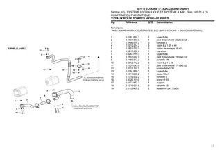 Catalogue de pièces détachées: 5070 D ECOLINE → ZKDCC00200TD50001 – parts catalogue sample 3
