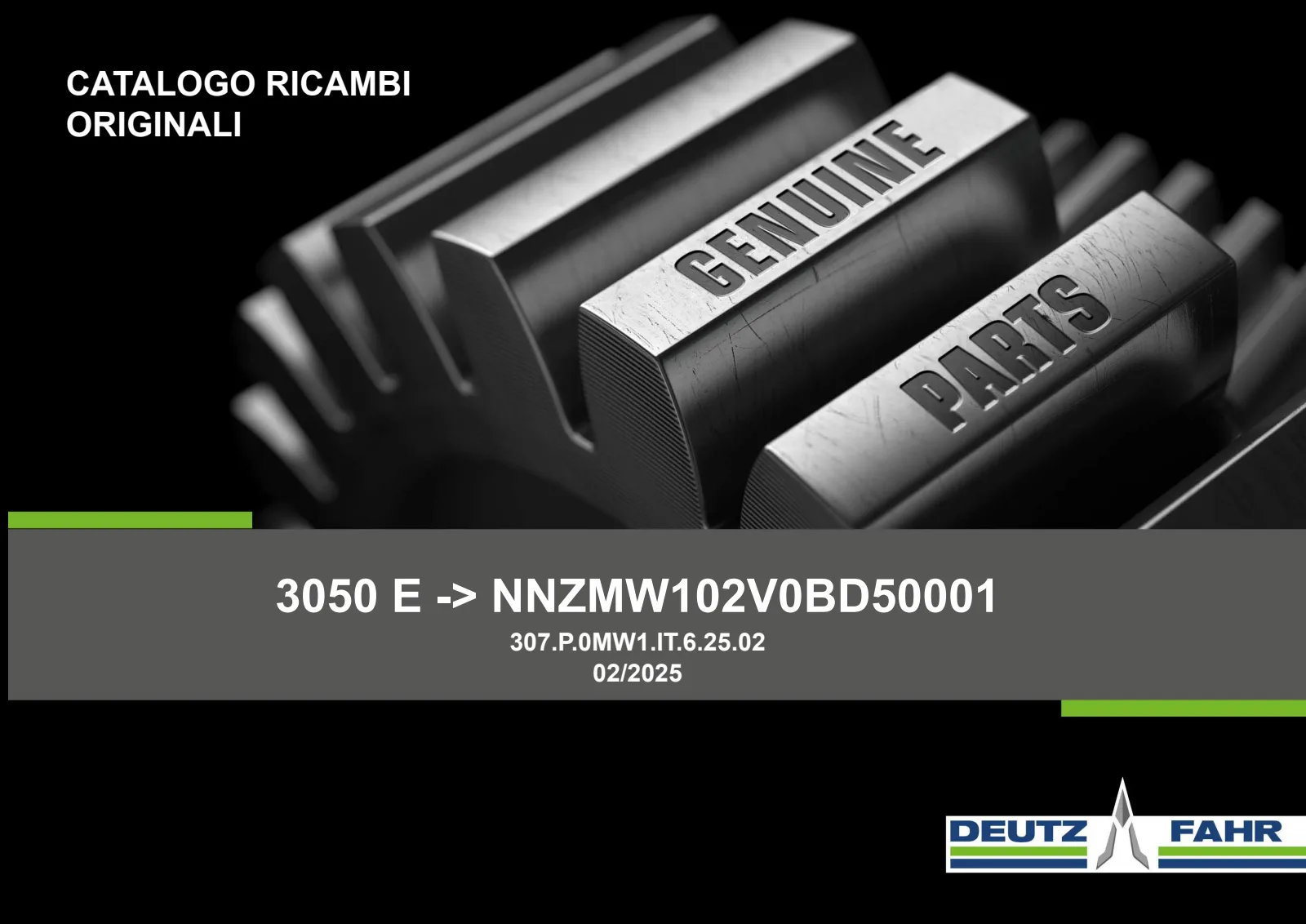 Catalogo ricambi: 3050 E → NNZMW102V0BD50001