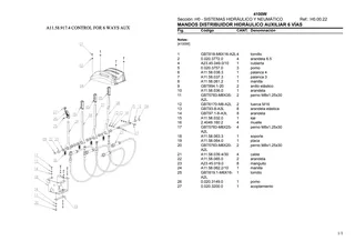 Catálogo de repuestos: 4100W – parts catalogue sample 4