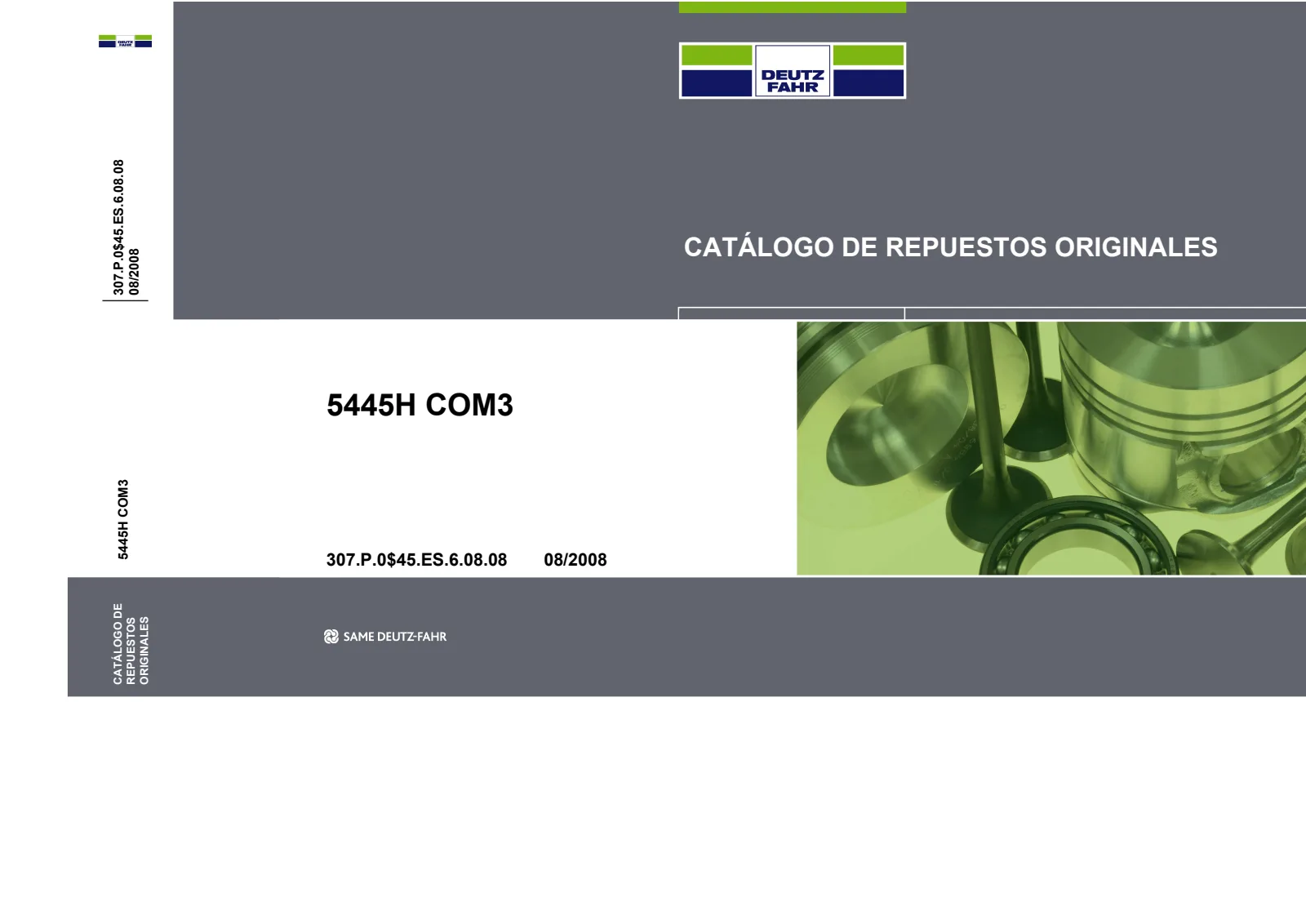 Catálogo de repuestos: 5445H COM3