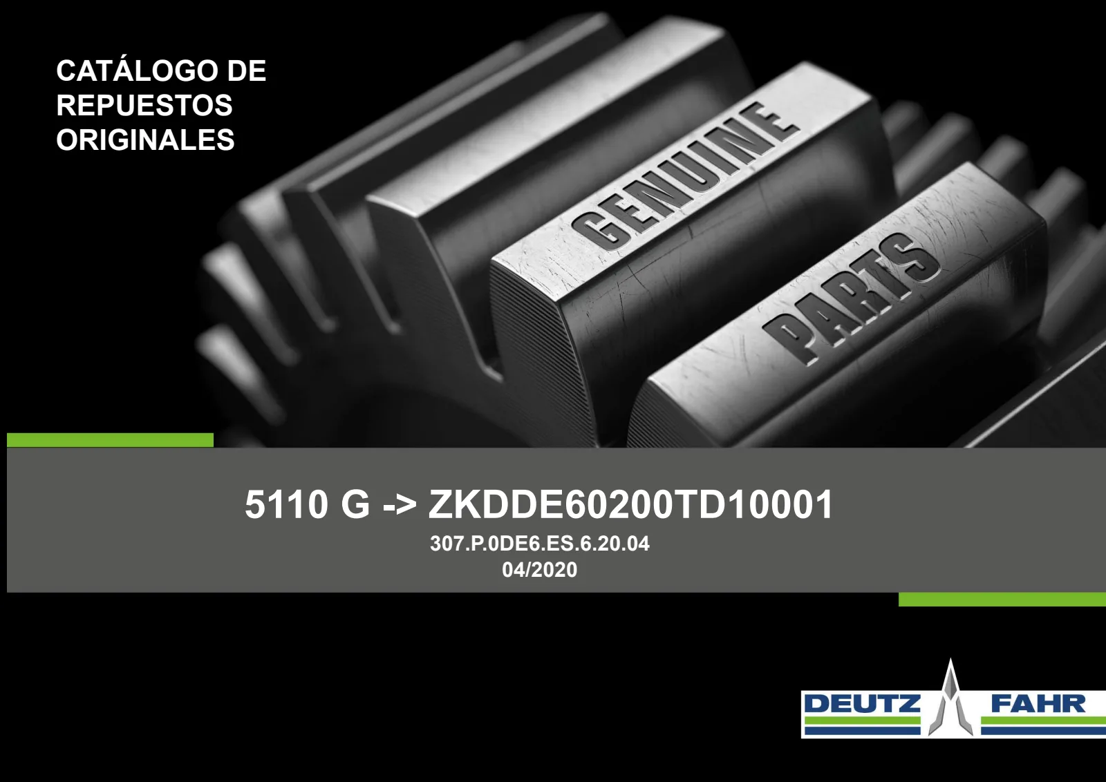 Catálogo de repuestos: 5110 G → ZKDDE60200TD10001