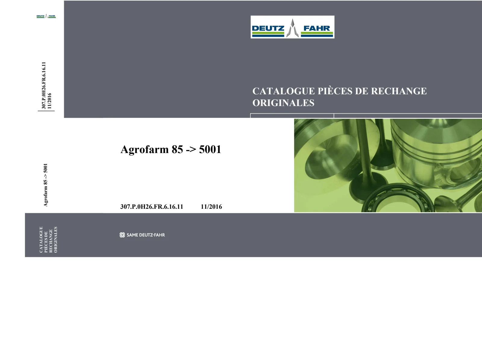 Catalogue de pièces détachées: Agrofarm 85 → D14S804WVT5001