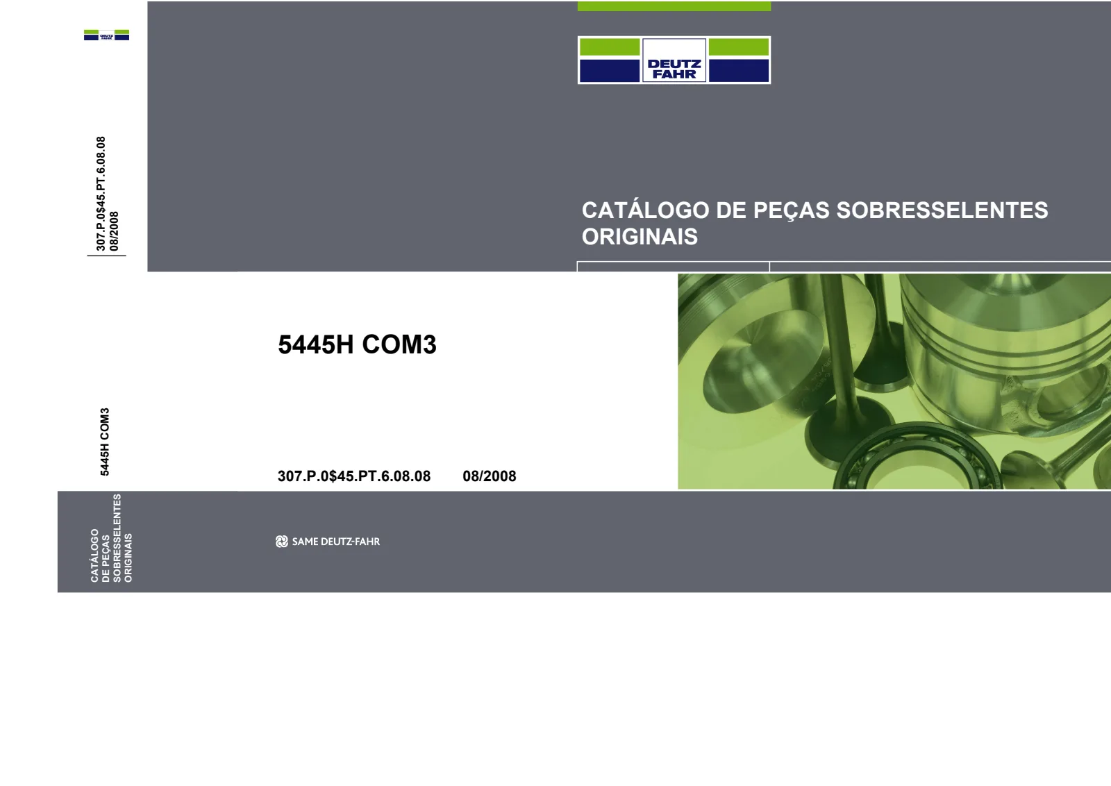 Catálogo de peças: 5445H COM3