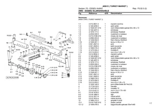Catalogue de pièces détachées: 4050 E ( TURKEY MARKET ) – parts catalogue sample 2