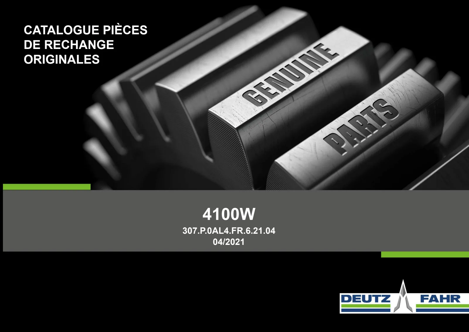 Catalogue de pièces détachées: 4100W