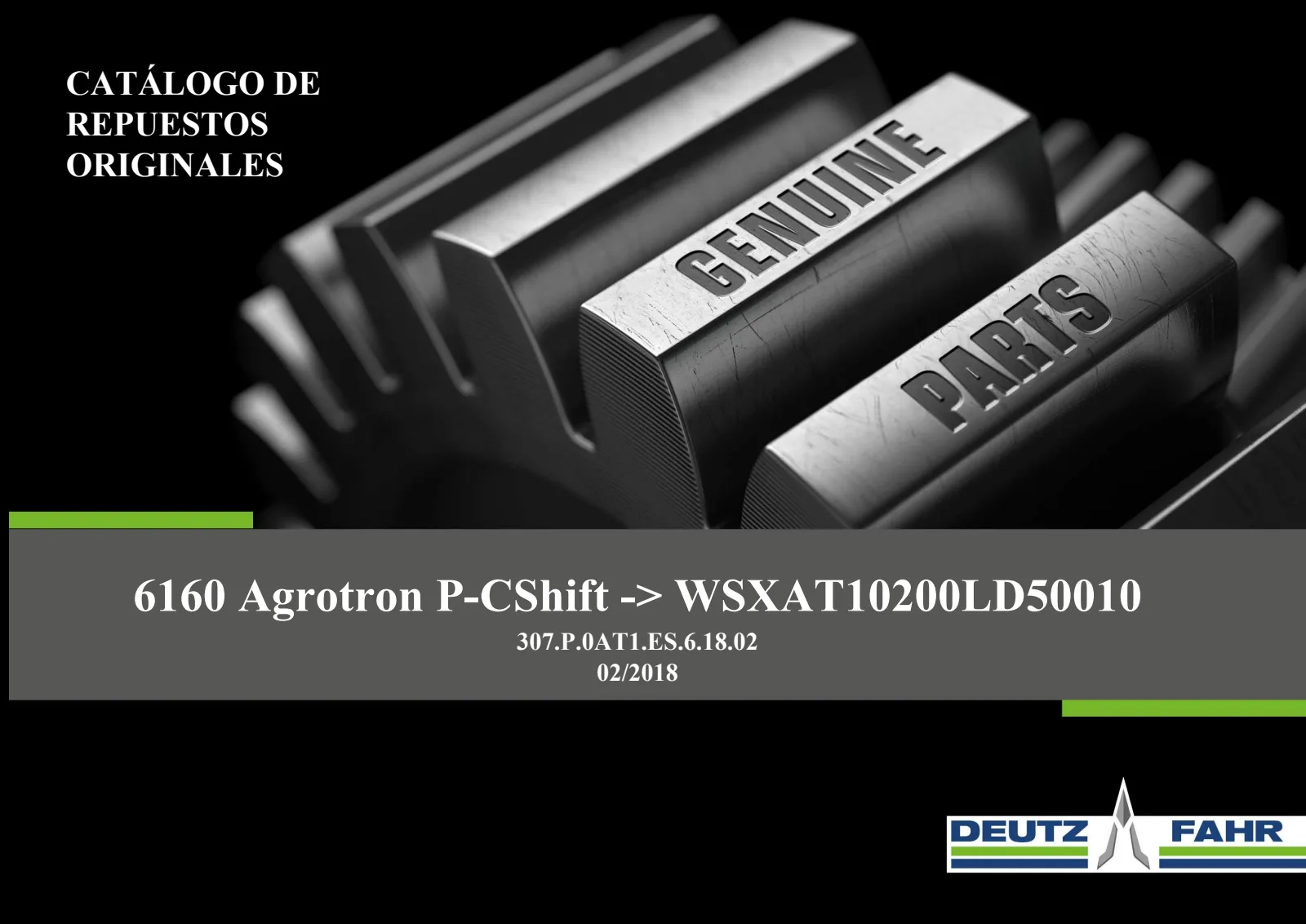 Catálogo de repuestos: 6160 Agrotron P-CShift → WSXAT10200LD50010
