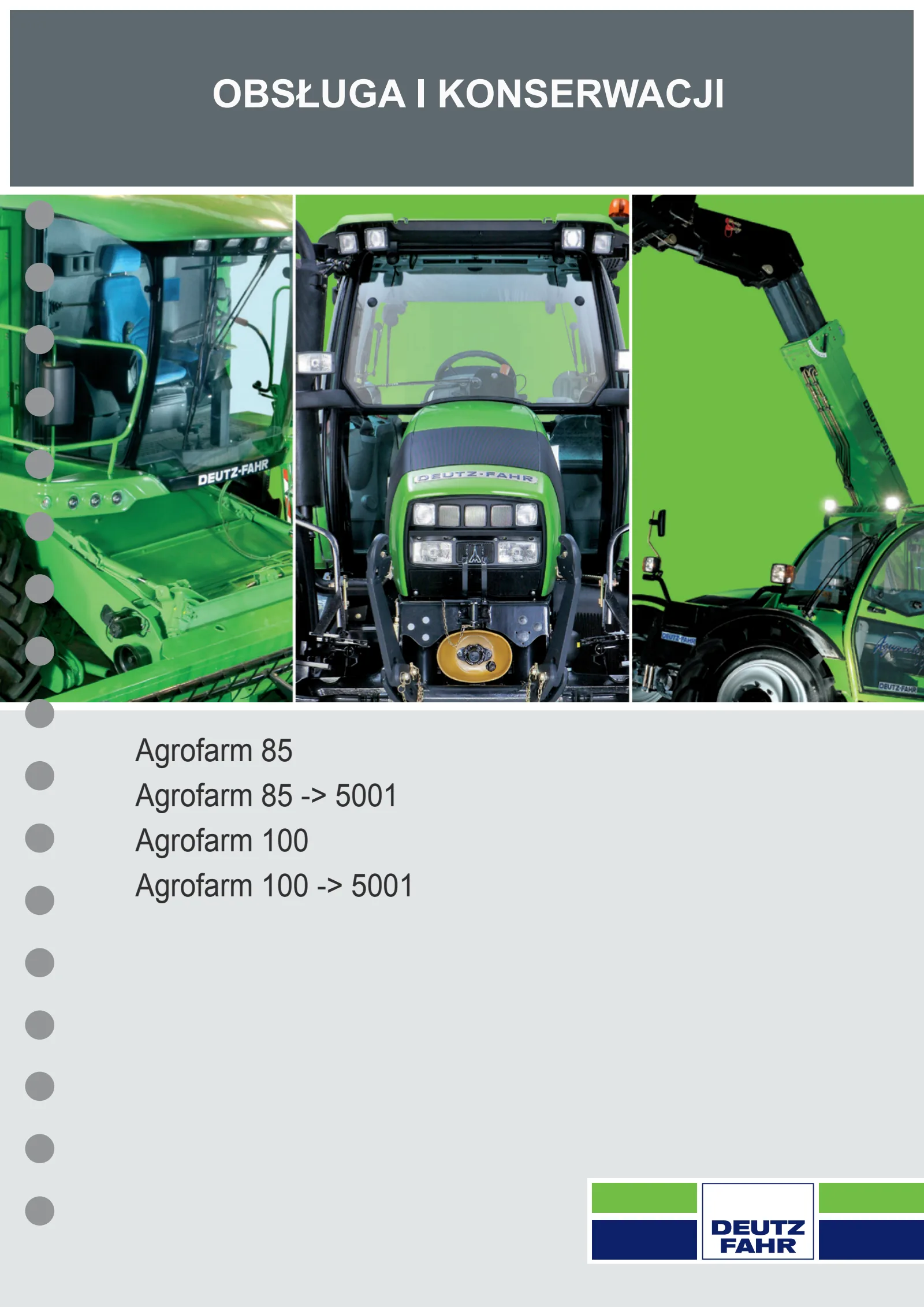 Instrukcja operatora: Agrofarm 85 → D14S804WVT1001