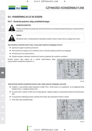 Instrukcja operatora: AGROPLUS S 70 (20'') → D10N673WVT09001 – sample manual page 3
