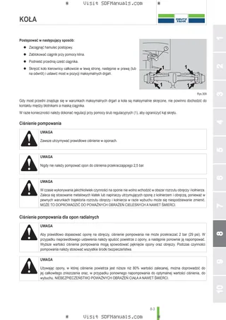 Instrukcja operatora: AGROPLUS S 70 (20'') → D10N673WVT09001 – sample manual page 4