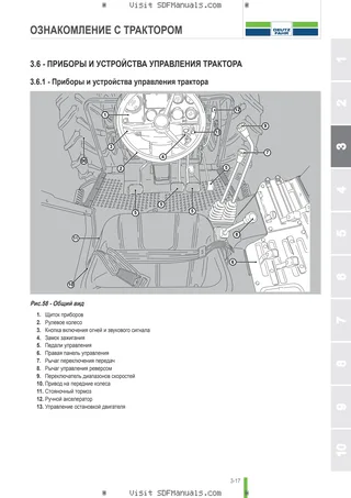Руководство оператора: Agrotrac 125 → D33S256WT1001 – sample manual page 1