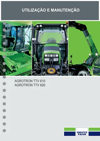 Manual do operador: AGROTRON TTV 610 → WSXJ420400LD10010 – manual cover