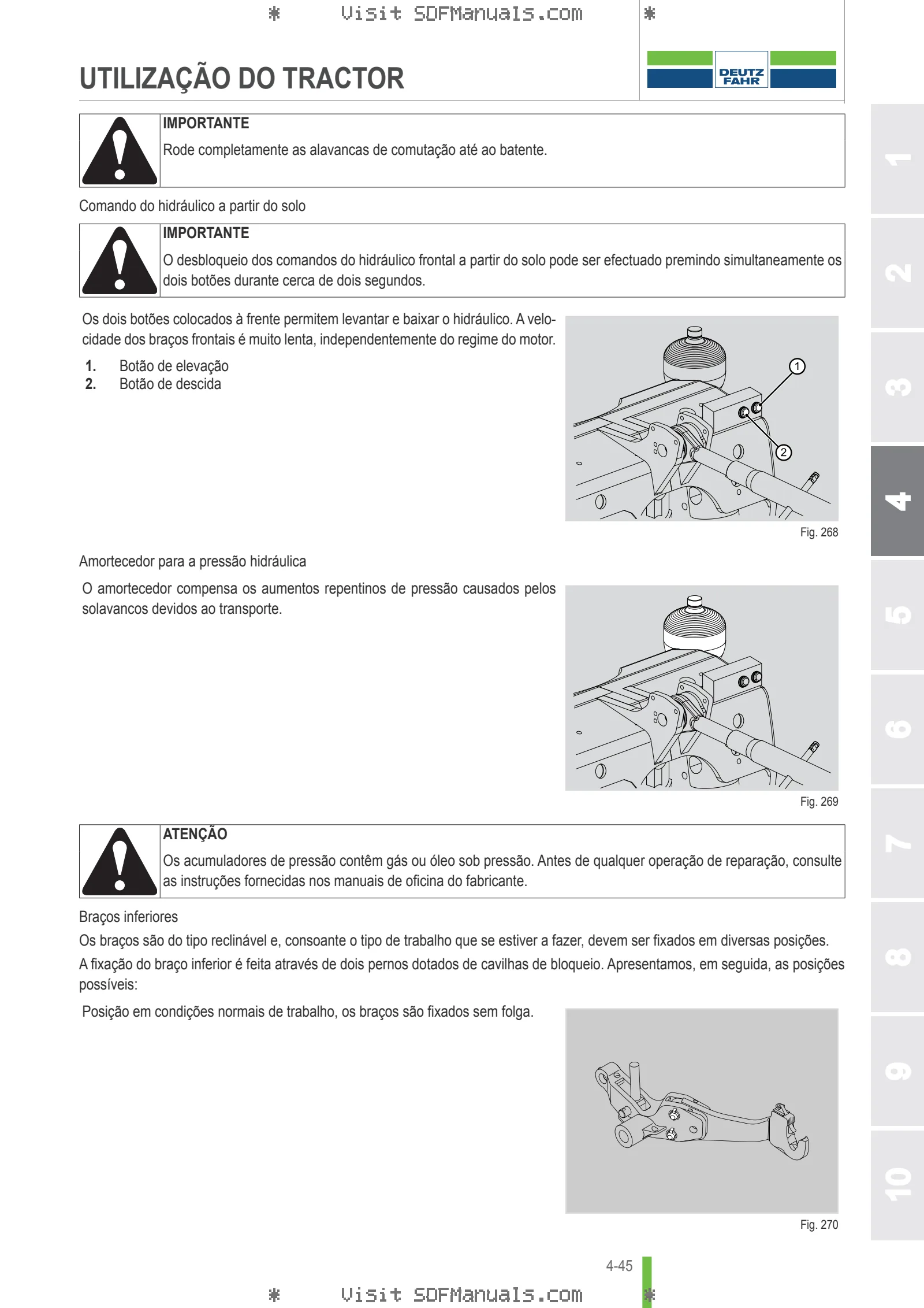 Manual do operador: AGROTRON TTV 610 → WSXJ420400LD10010 – sample manual page 2