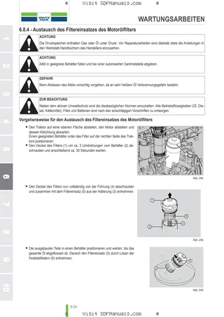 Betriebsanleitung: AGROFARM 410 T → ZKDP9602W0TD01001 – sample manual page 3