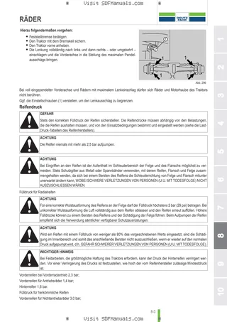 Betriebsanleitung: AGROFARM 410 T → ZKDP9602W0TD01001 – sample manual page 4