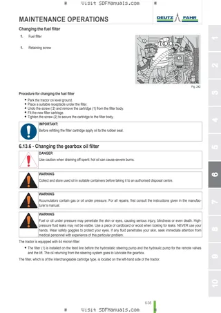 Operator's manual: Agrolux 65 → ZKDR9602W0RD01001 – sample manual page 3
