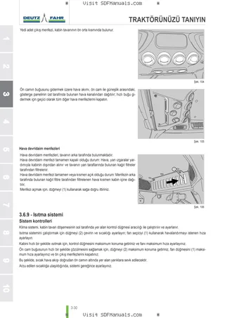 Kullanım Kılavuzu: AGROPLUS 320 S → ZKDP6002W0TD05001 / 15001 – sample manual page 1