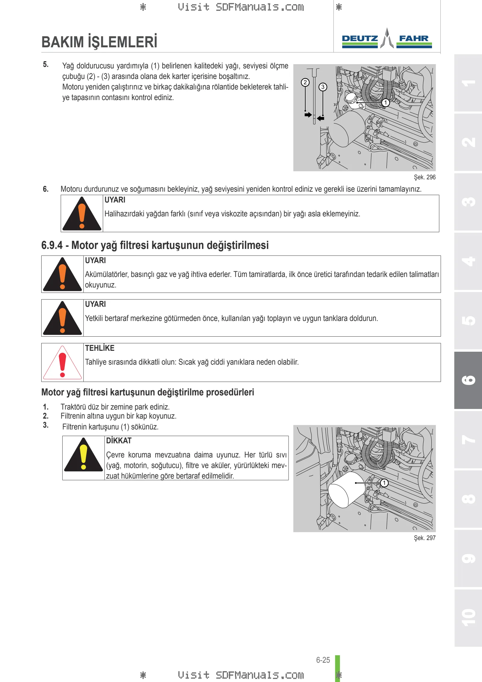 Kullanım Kılavuzu: AGROPLUS 320 S → ZKDP6002W0TD05001 / 15001 – sample manual page 3