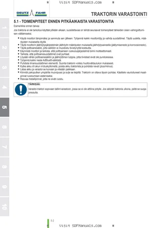 Käyttäjän opas: 6150.4 TTV Agrotron → WSXV750200LD50001 – sample manual page 3