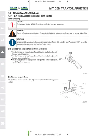 Betriebsanleitung: 6120.4 TTV AGROTRON → WSXV630200LD50001 – sample manual page 1