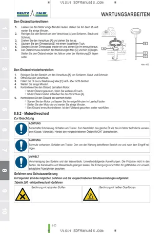 Betriebsanleitung: 6120.4 TTV AGROTRON → WSXV630200LD50001 – sample manual page 4