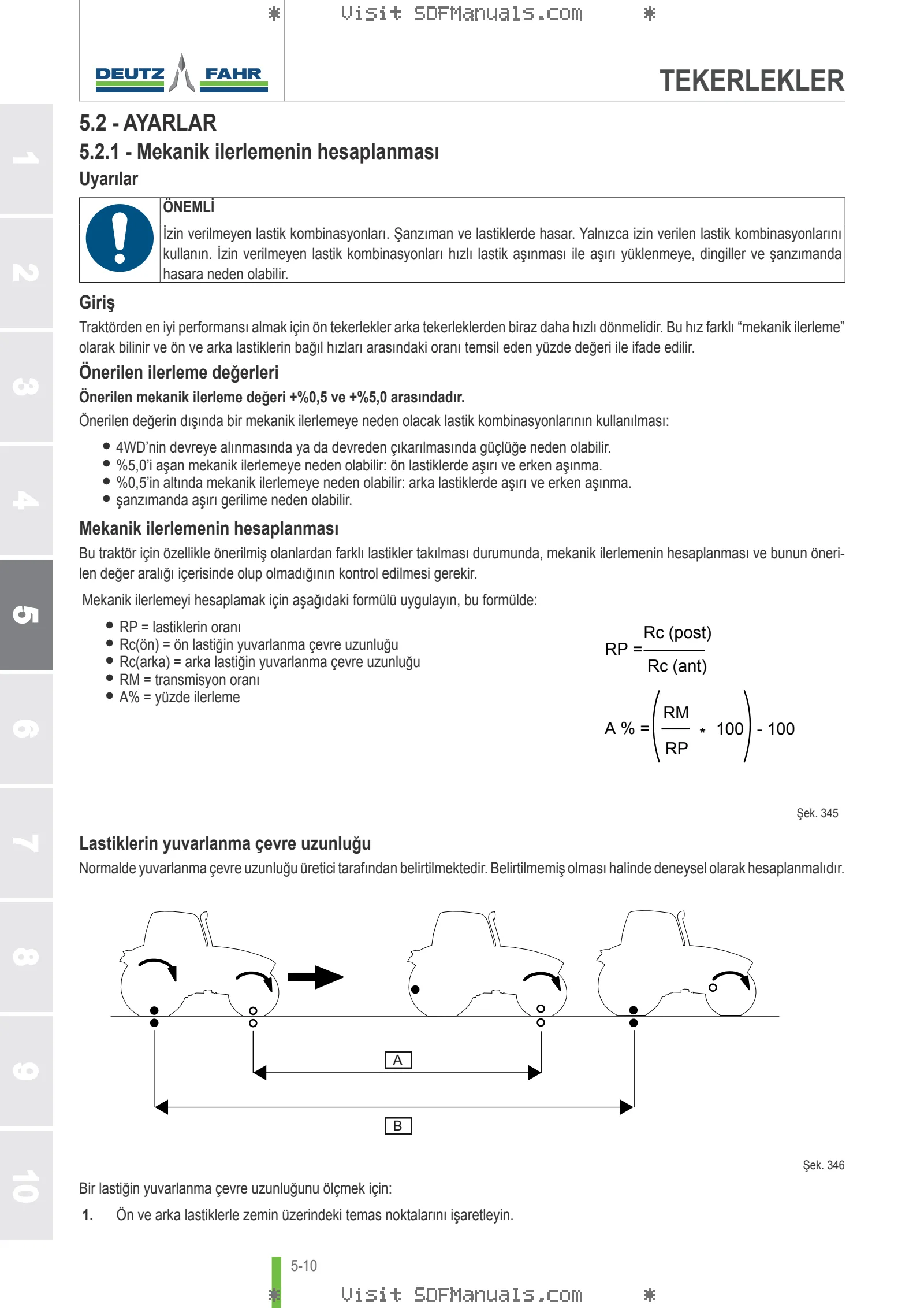 Kullanım Kılavuzu: 6120.4 TTV AGROTRON → WSXV630200LD50001 – sample manual page 3