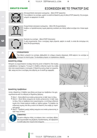 Εγχειρίδιο χειριστή: AGROFARM 85 G → D14P854WVT50001 – sample manual page 1