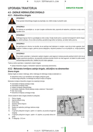 Uporabniški priročnik: AGROFARM 85 G → D14P854WVT50001 – sample manual page 2