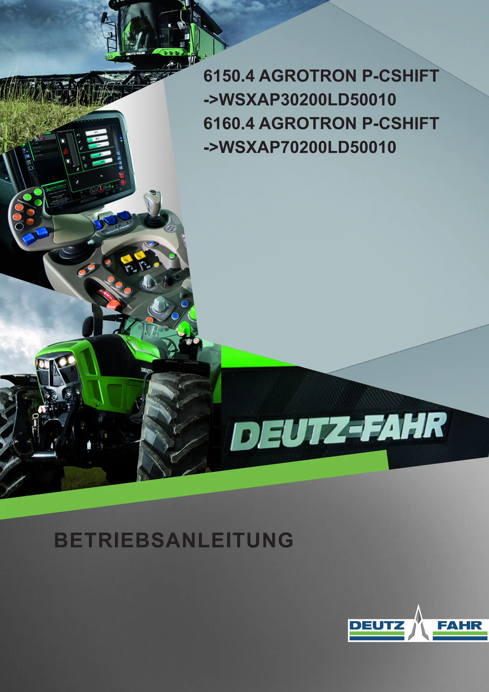 Betriebsanleitung: 6150.4 Agrotron P-CShift → WSXAP30200LD50010