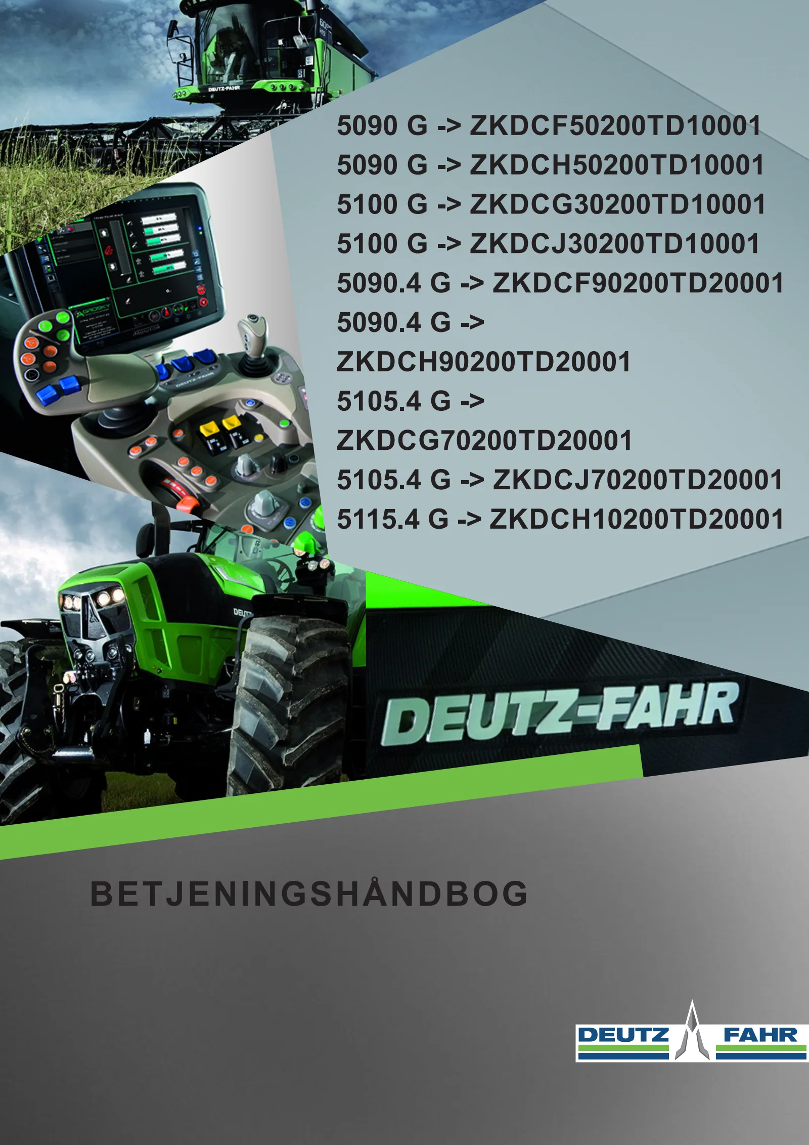 Betjeningshåndbog: 5090 G → ZKDCF50200TD10001
