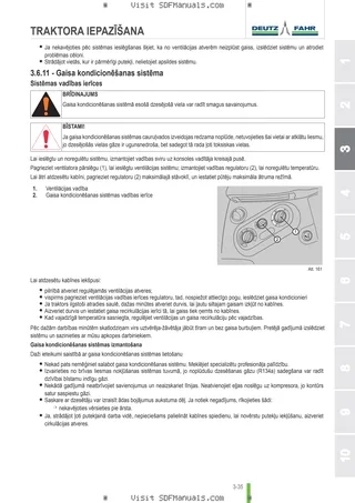 Lietošanas rokasgrāmata: AGROTRON M 600 → WSXL850200LD10010 – sample manual page 1