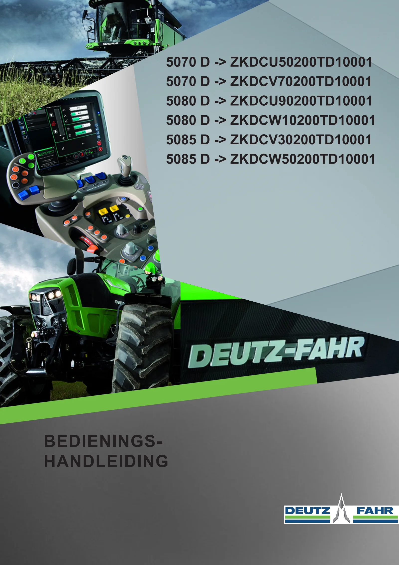 Bedieningshandleiding: 5070 D → ZKDCU50200TD10001