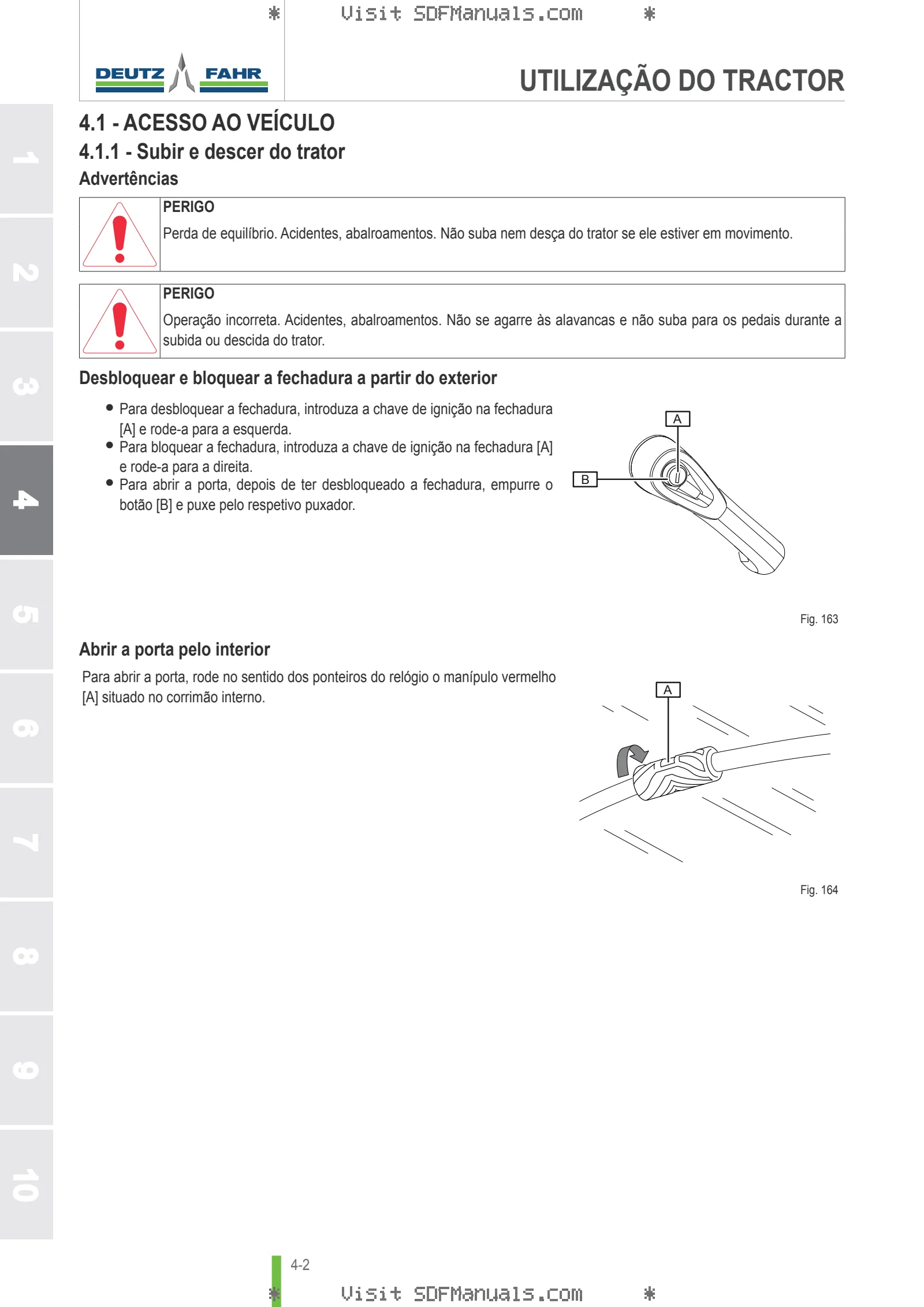 Manual do operador: 6205 AGROTRON TTV → WSXCD00200LD10001 – sample manual page 1