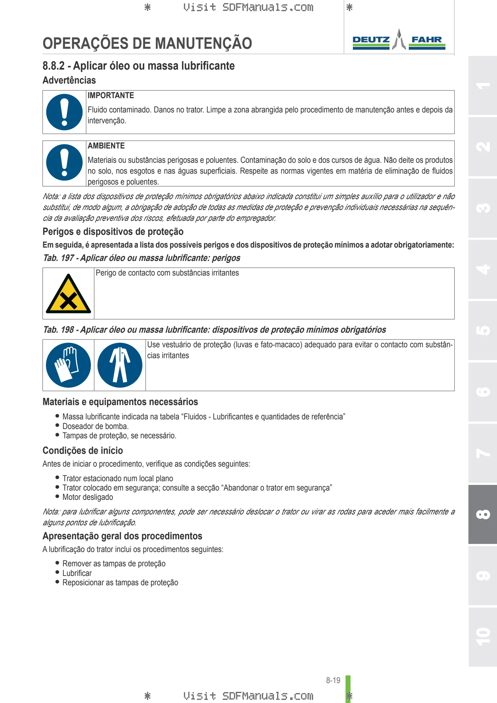 Manual do operador: 6205 AGROTRON TTV → WSXCD00200LD10001 – sample manual page 4