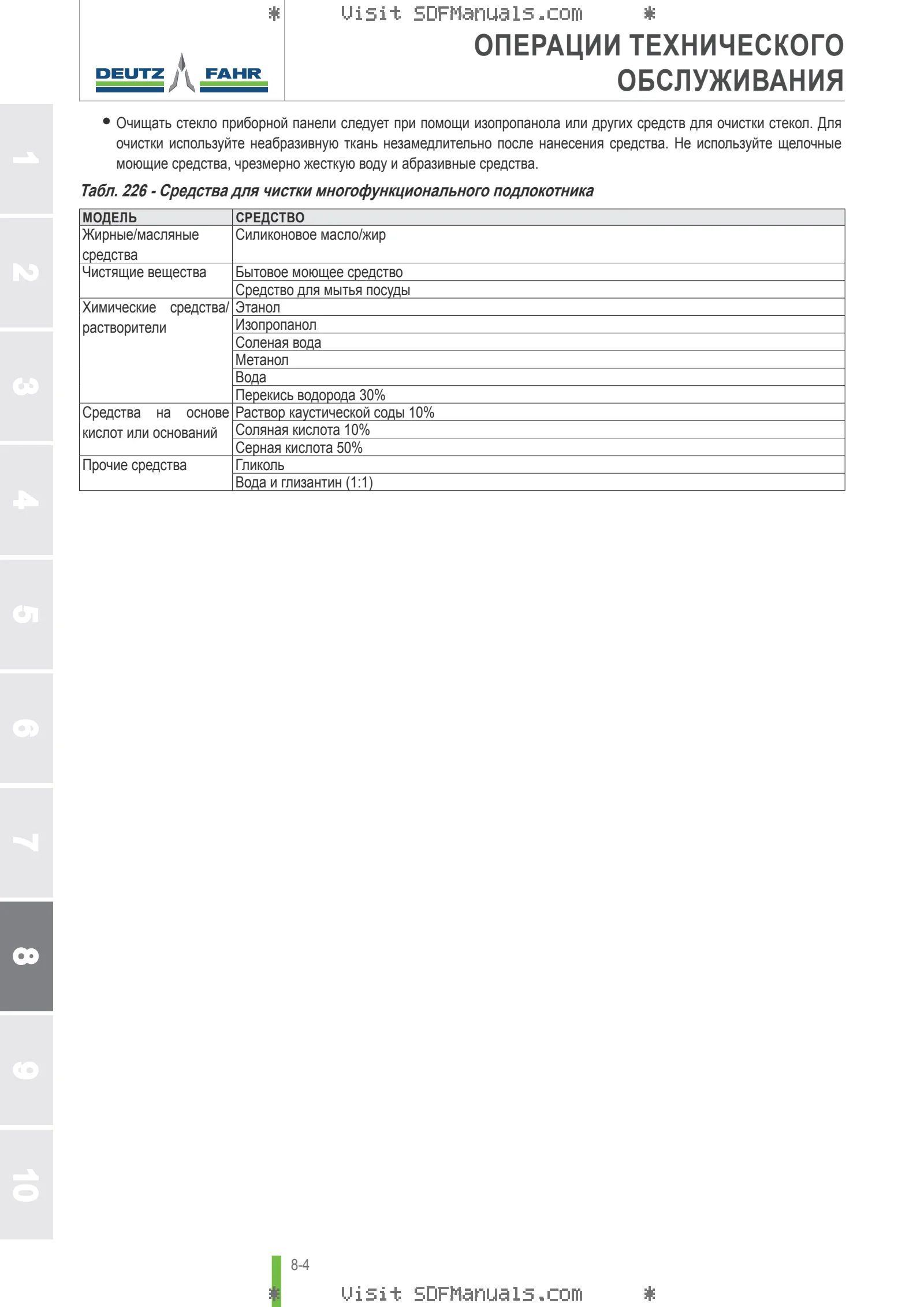 Руководство оператора: 6205 AGROTRON → WSXCC20200LD10001 – sample manual page 4
