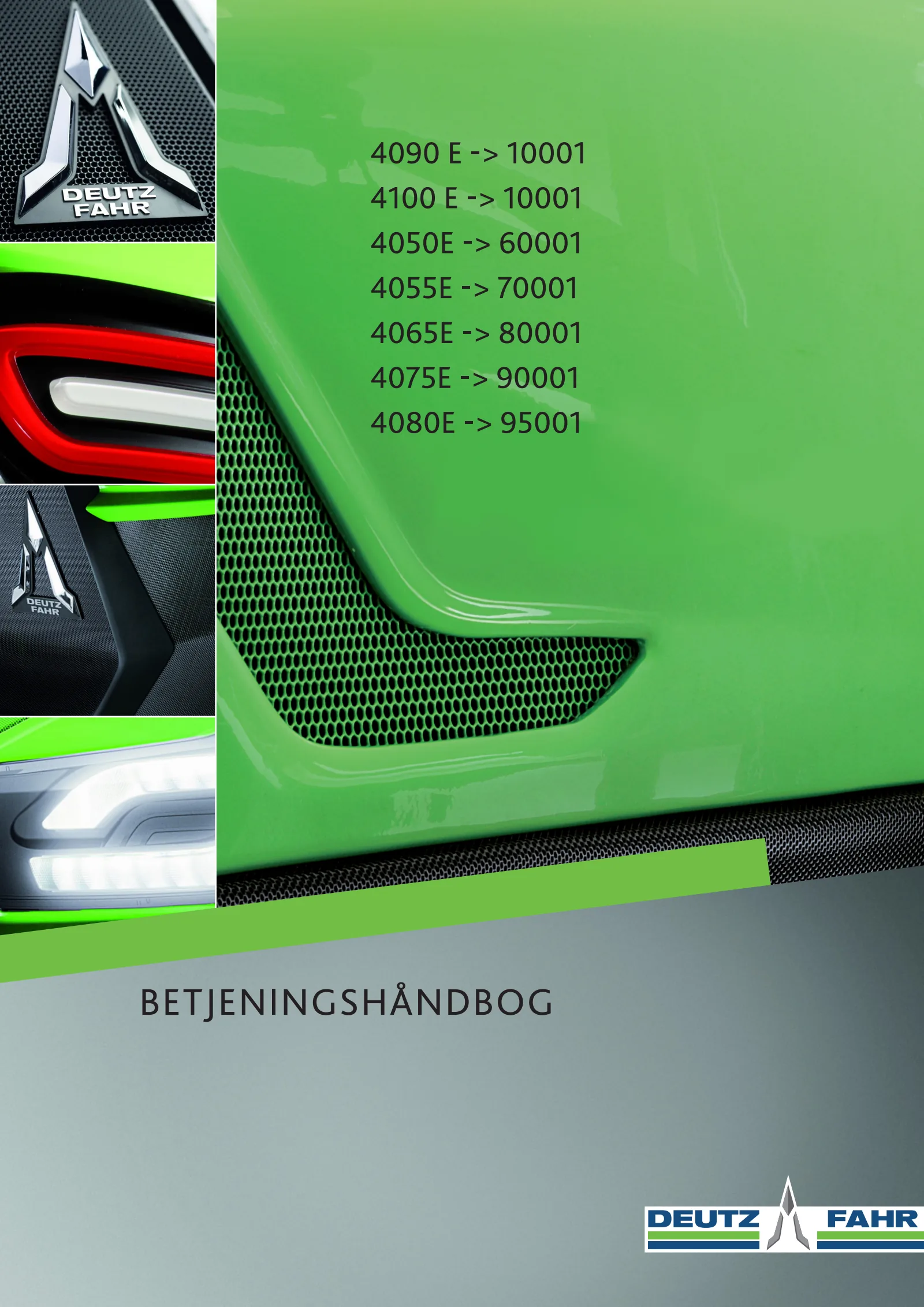 Betjeningshåndbog: 4050 E ( TURKEY MARKET )
