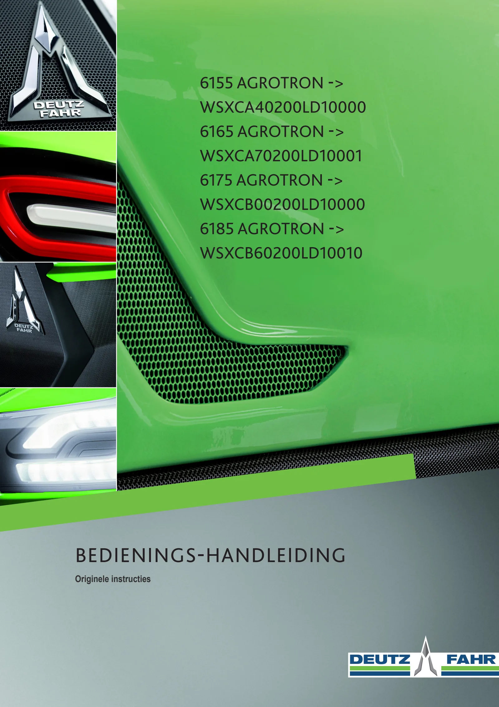 Bedieningshandleiding: 6155 AGROTRON → WSXCA40200LD10000