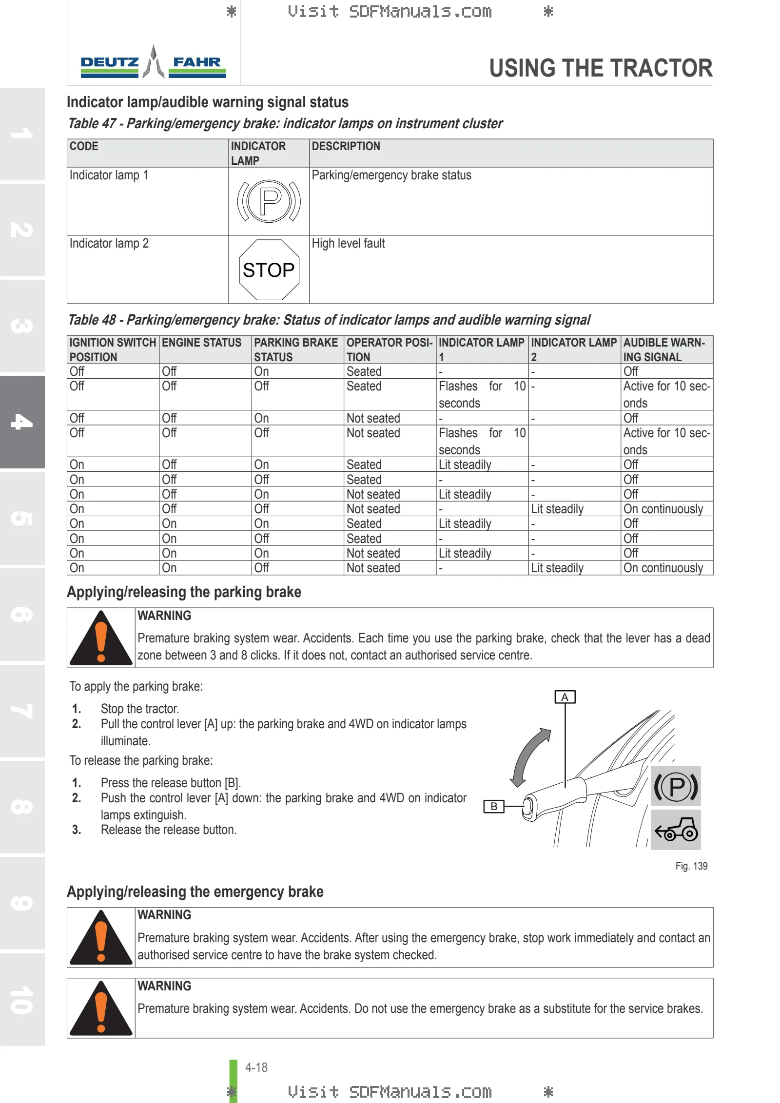 Operator's manual: 5110 G → ZKDDE60200TD10001 – sample manual page 1