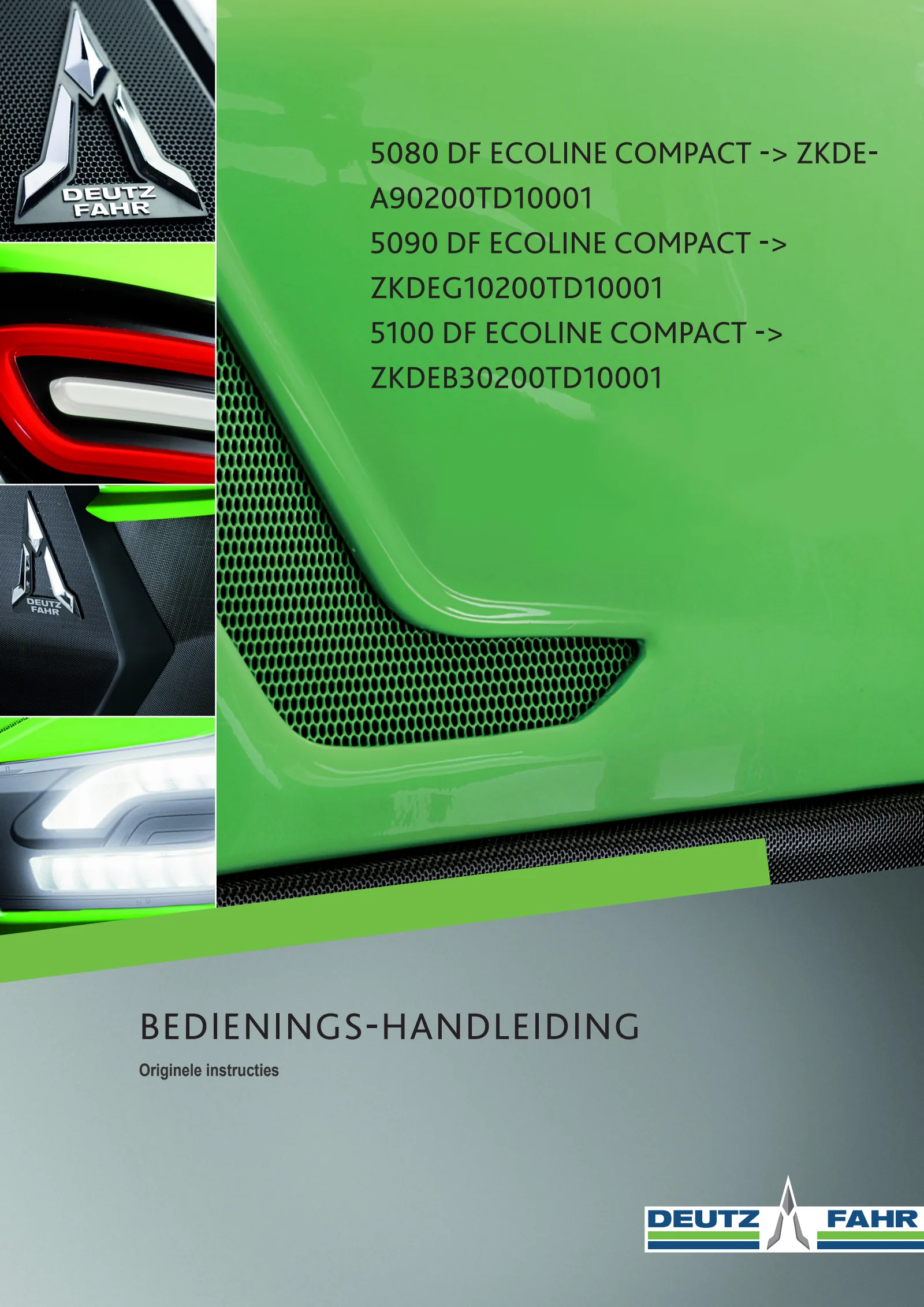 Bedieningshandleiding: 5080 DF ECOLINE COMPACT → ZKDEA90200TD10001