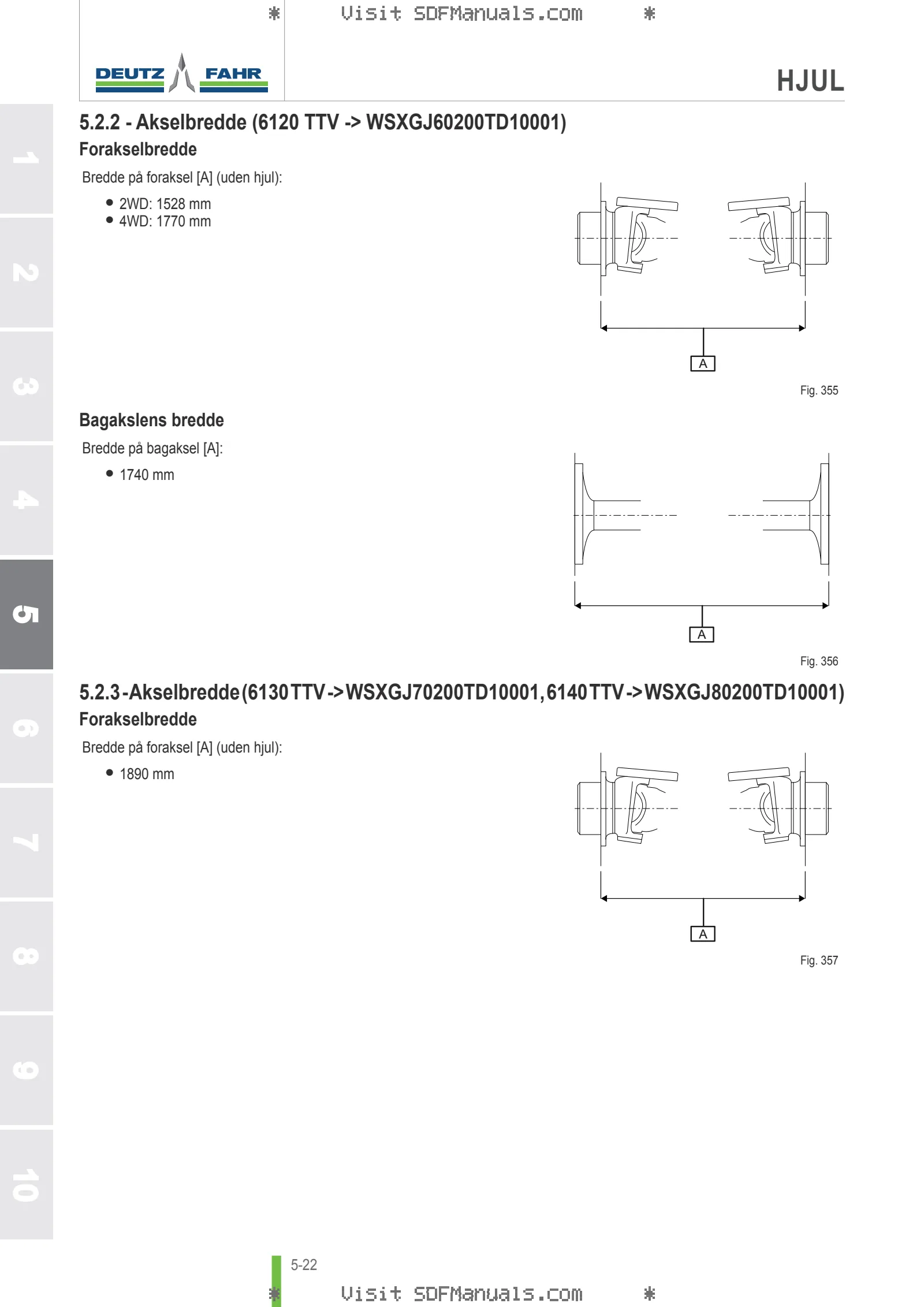 Betjeningshåndbog: 6120 TTV → WSXGJ60200TD10001 – sample manual page 3