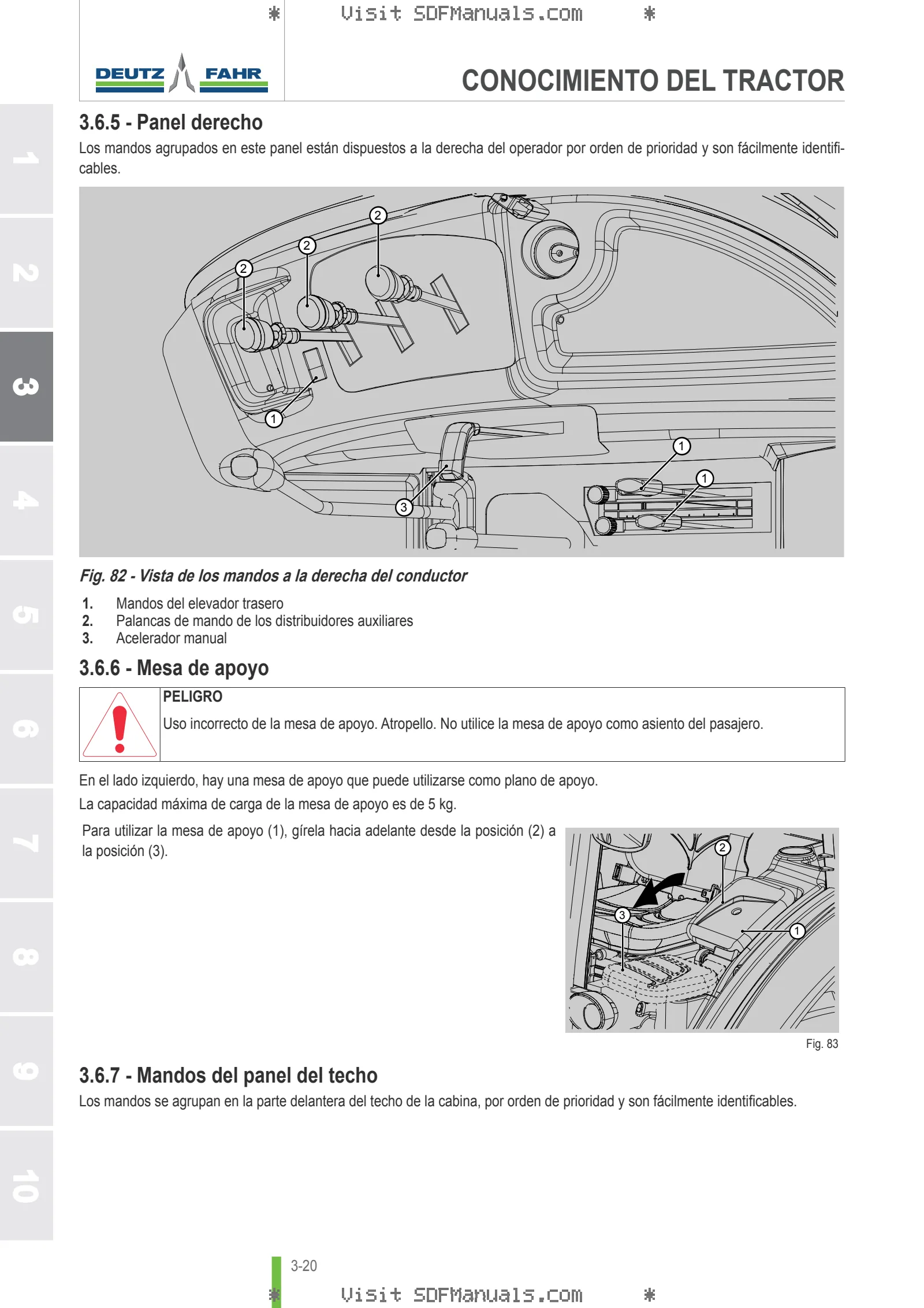 Manual del conductor: 4050 E ( EXPORT MARKET ) – sample manual page 1