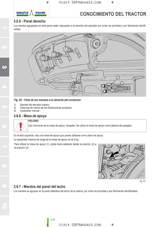 Manual del conductor: 4050 E ( EXPORT MARKET ) – sample manual page 1