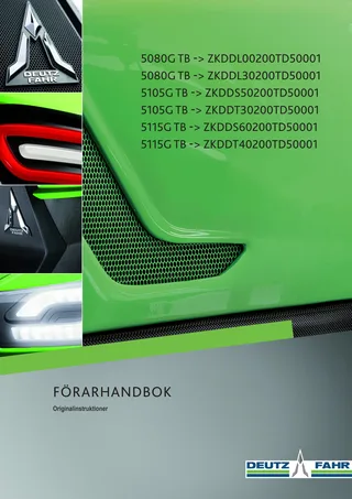 Förarhandbok: 5080G TB → ZKDDL00200TD50001 – manual cover