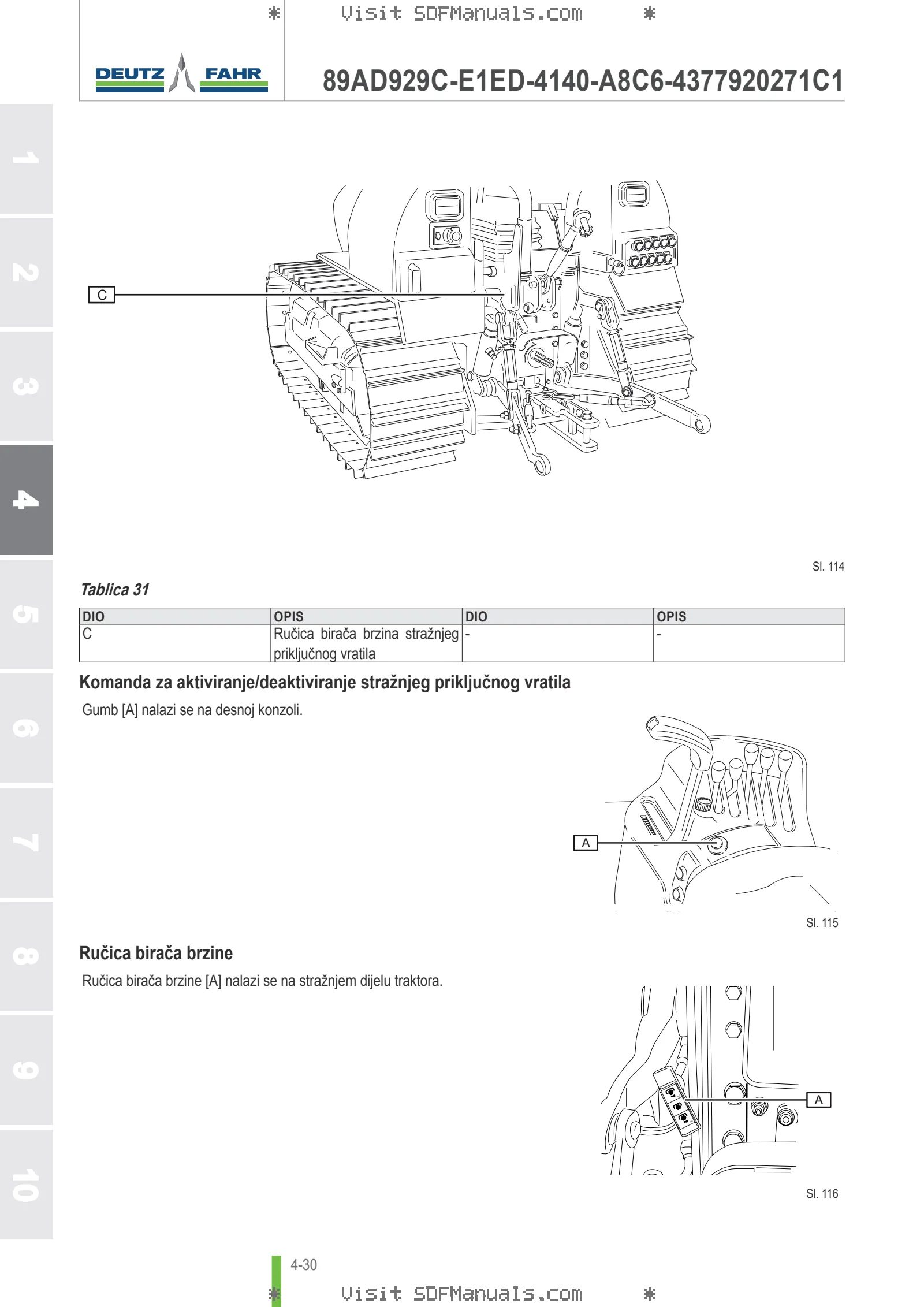 Priručnik za rukovatelja: 5115 K → ZKDEJ61500TD10001 – sample manual page 2